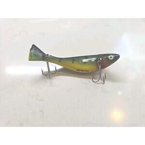 Vintage Heddon Prowler GYR Green Yellow Red yellow perch color Excellent Condit